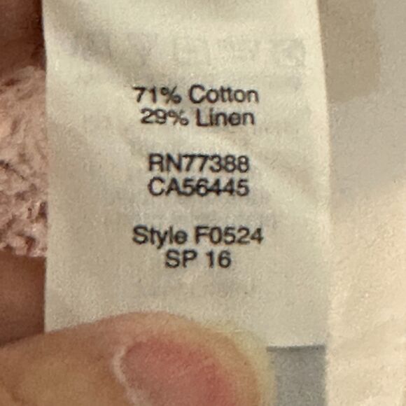 Madewell Pink Chunky Knit Crew Neck Sweater Style F0254 - Picture 3 of 4